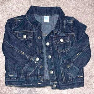Carters 18 month long sleeve Jean jacket with button closure. Like new!